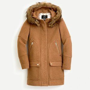J.Crew Chateau parka in Italian stadium-cloth wool-HTHR ACORN-J8369/J8374-MWT